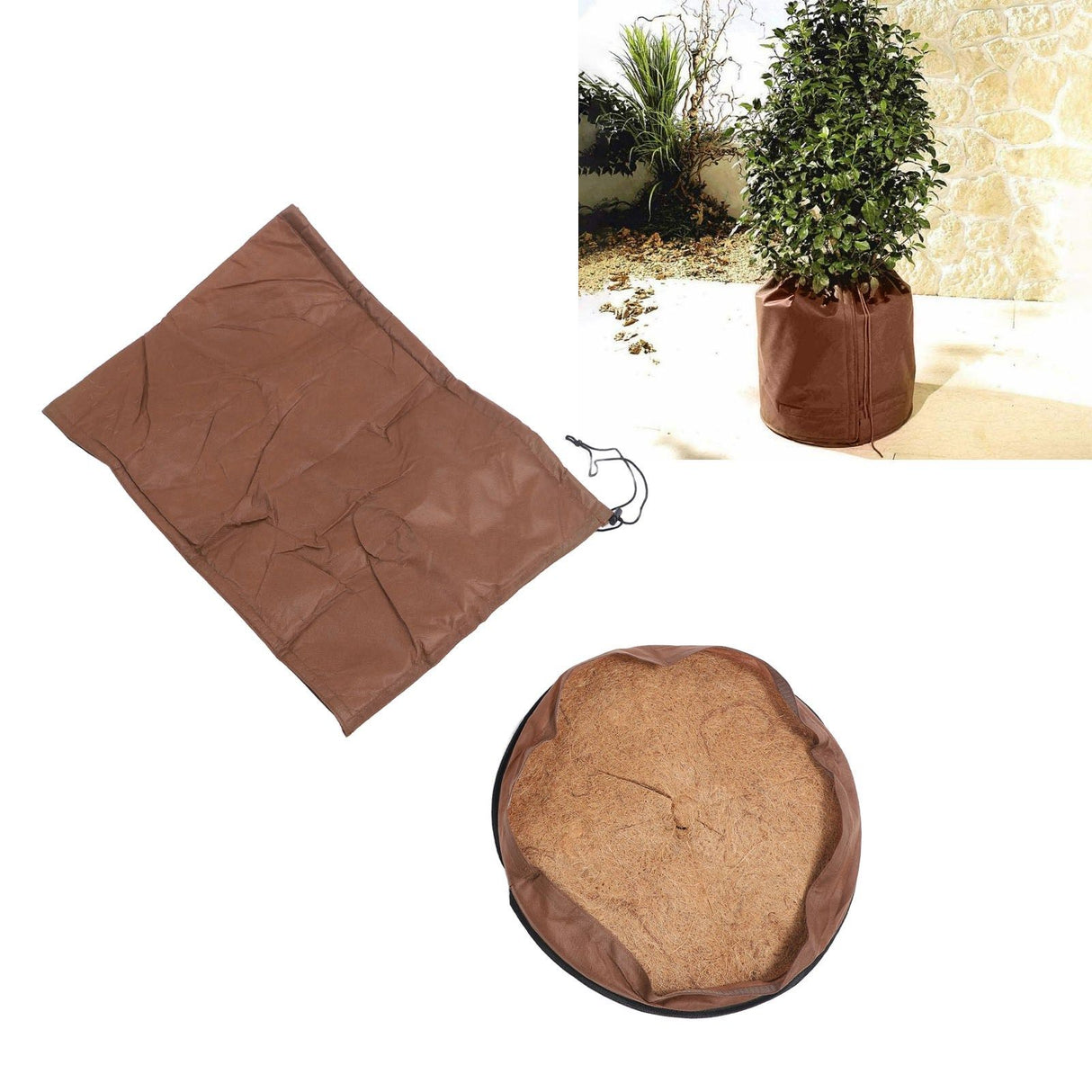 Flower Pot Protection Bag Winter Pot Plant Cover UV Protection Frost Prevention Plant Pot Thermal Cover Bag L