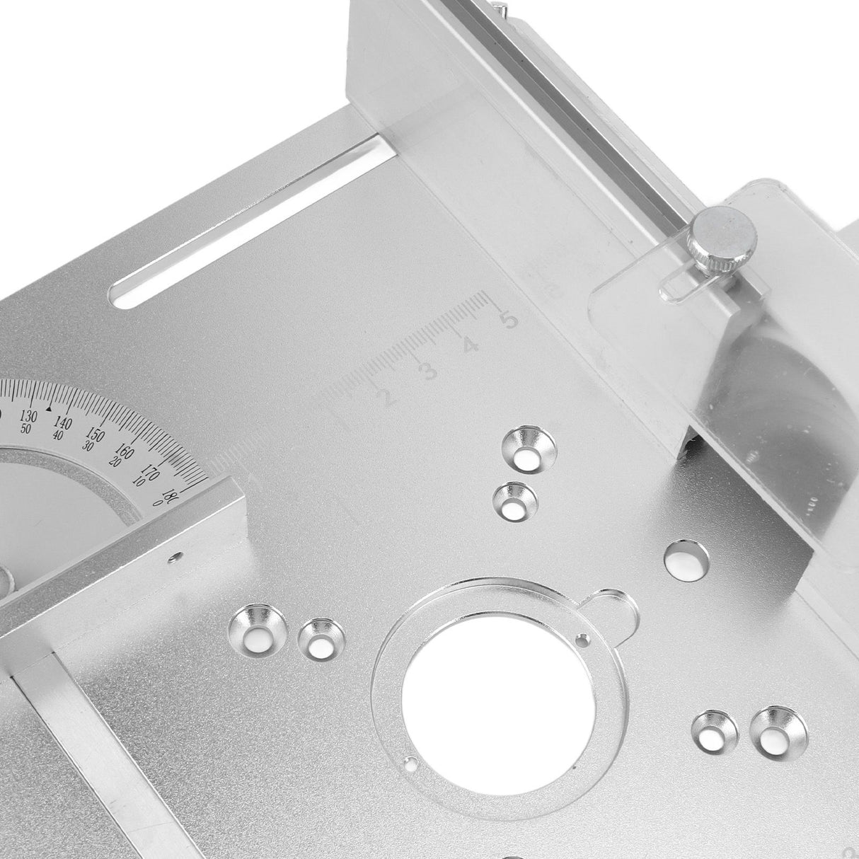 Aluminium Router Table Insert Plate Table for Woodworking Benches Router Plate Wood Tools Adjustable Milling Trimming Machine