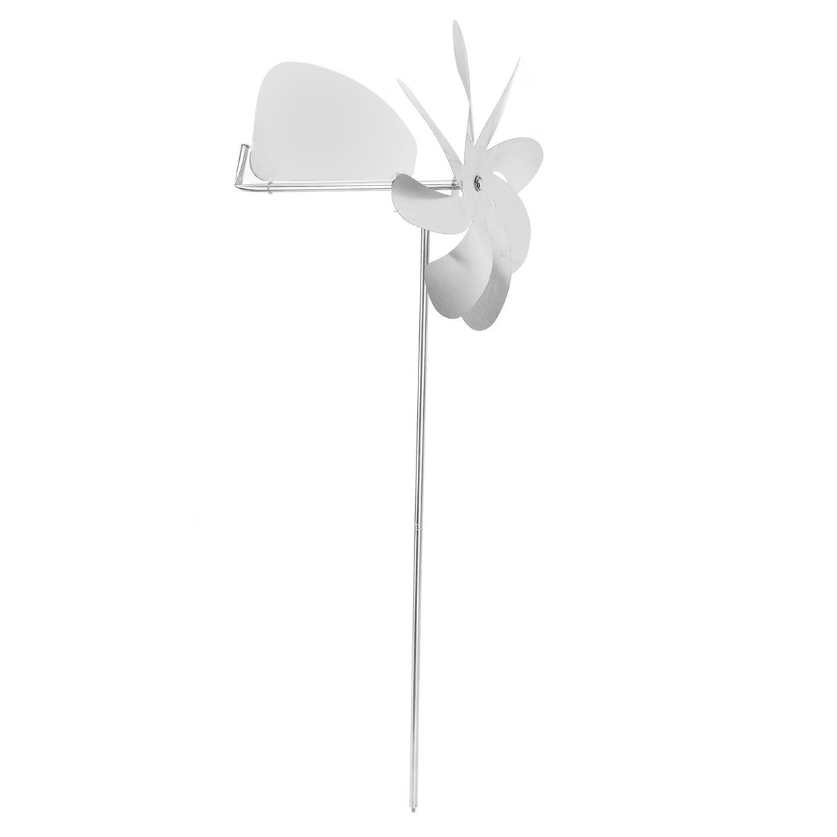 360 Degree Rotation Swivel Weathervane Stainless Steel Windmill Weather Vane for Outdoor Yard