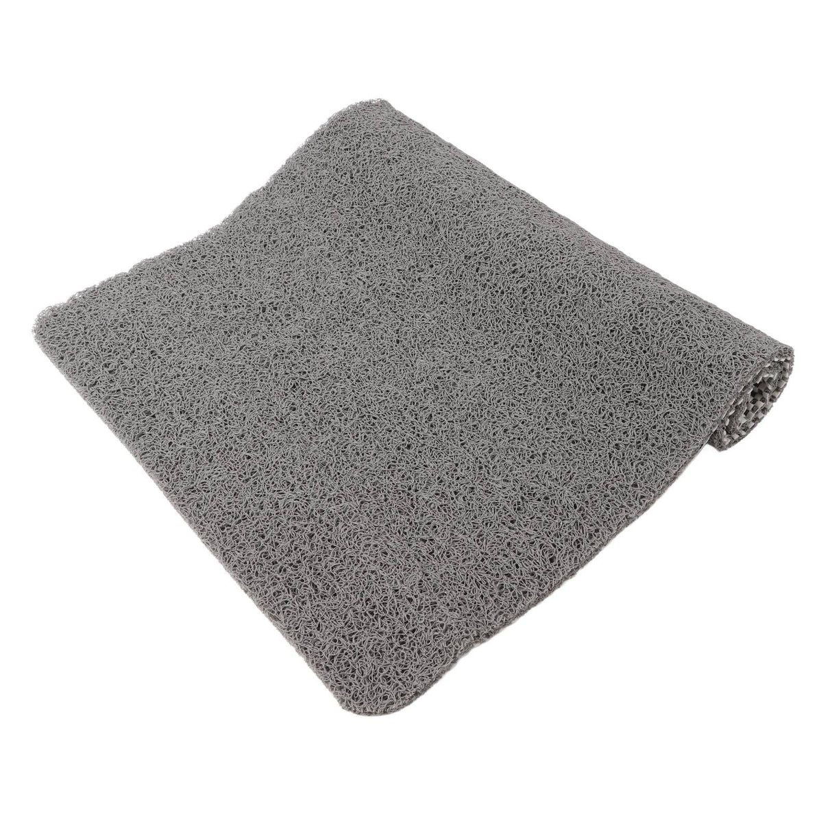 Indoor Non Slip Mat PVC Textured Bath Tub Shower Mat Water Proof Grey Bathroom Rug