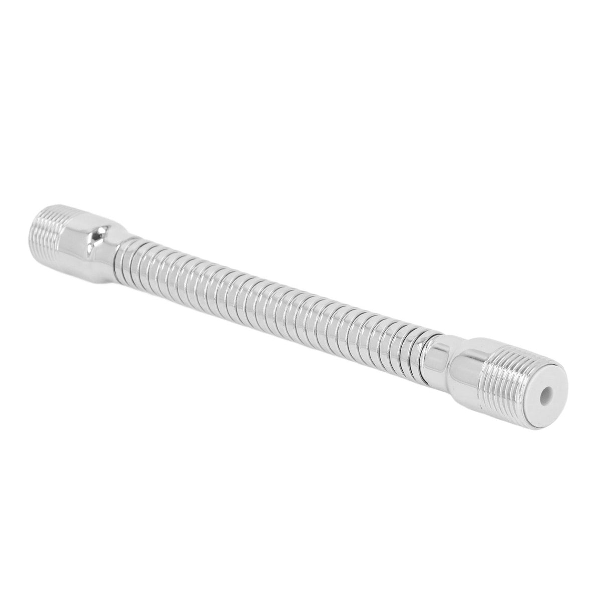 Adjustable Shower Head Extension Arm with Flange Rotating Swiveling Shower Head Arm for Bathroom