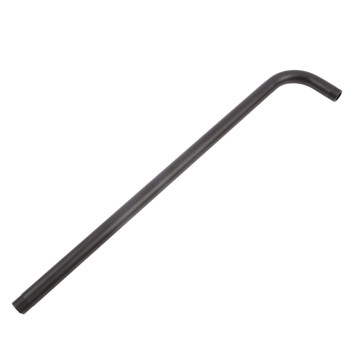 Shower Arm Stainless Steel Shower Head Extension Pipe Bathroom Shower Hardware Accessories Black 52cm