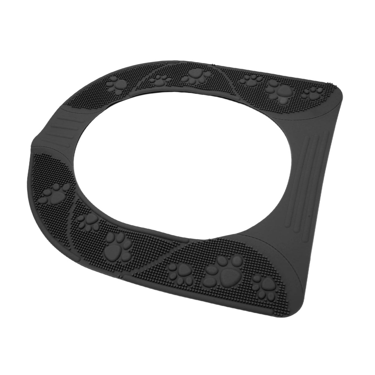 Four Season Universal Toilet Seat Cover Washable Silicone Non Slip Toilet Seat Cover Pad Grey