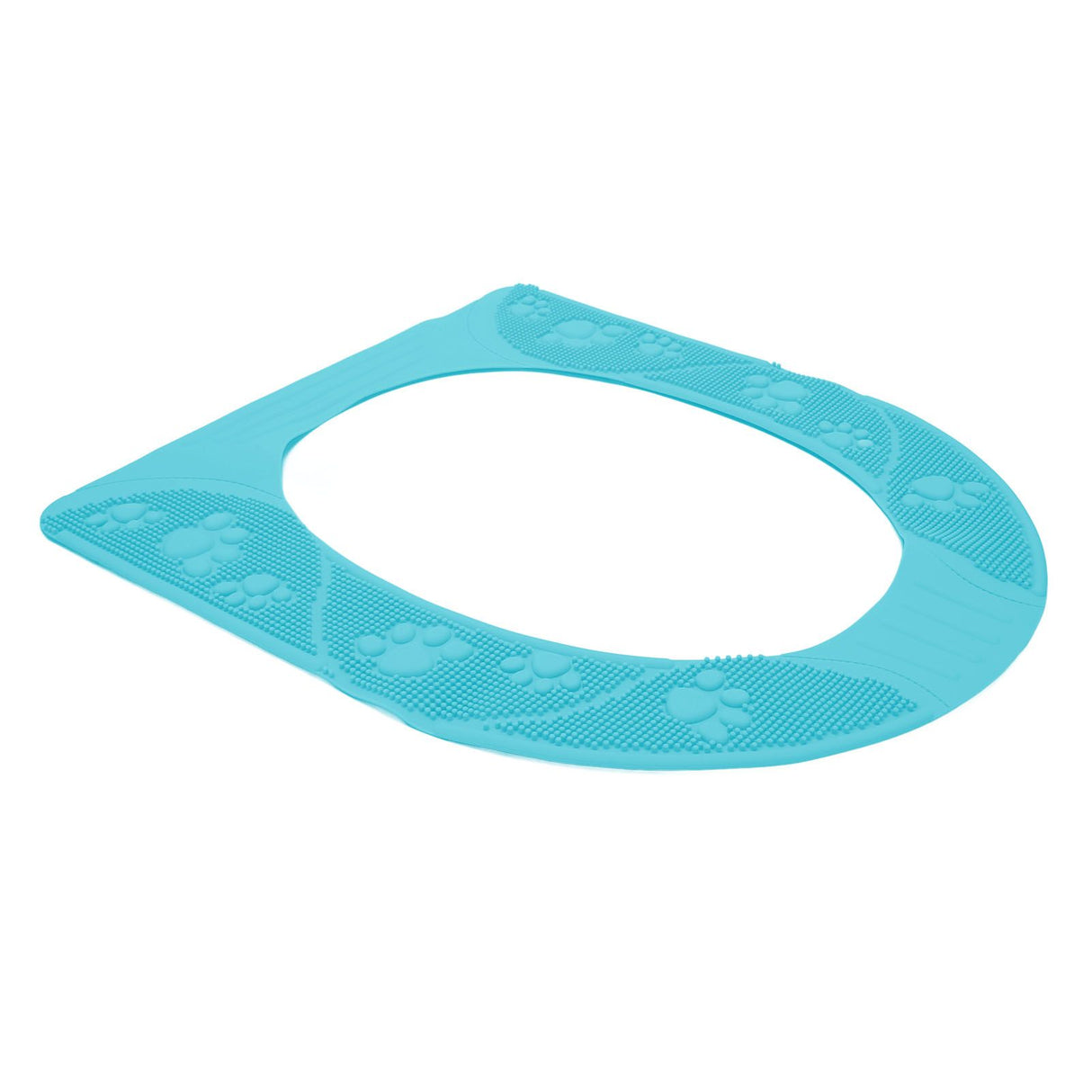 Four Season Universal Toilet Seat Cover Washable Silicone Non Slip Toilet Seat Cover Pad Sky Blue