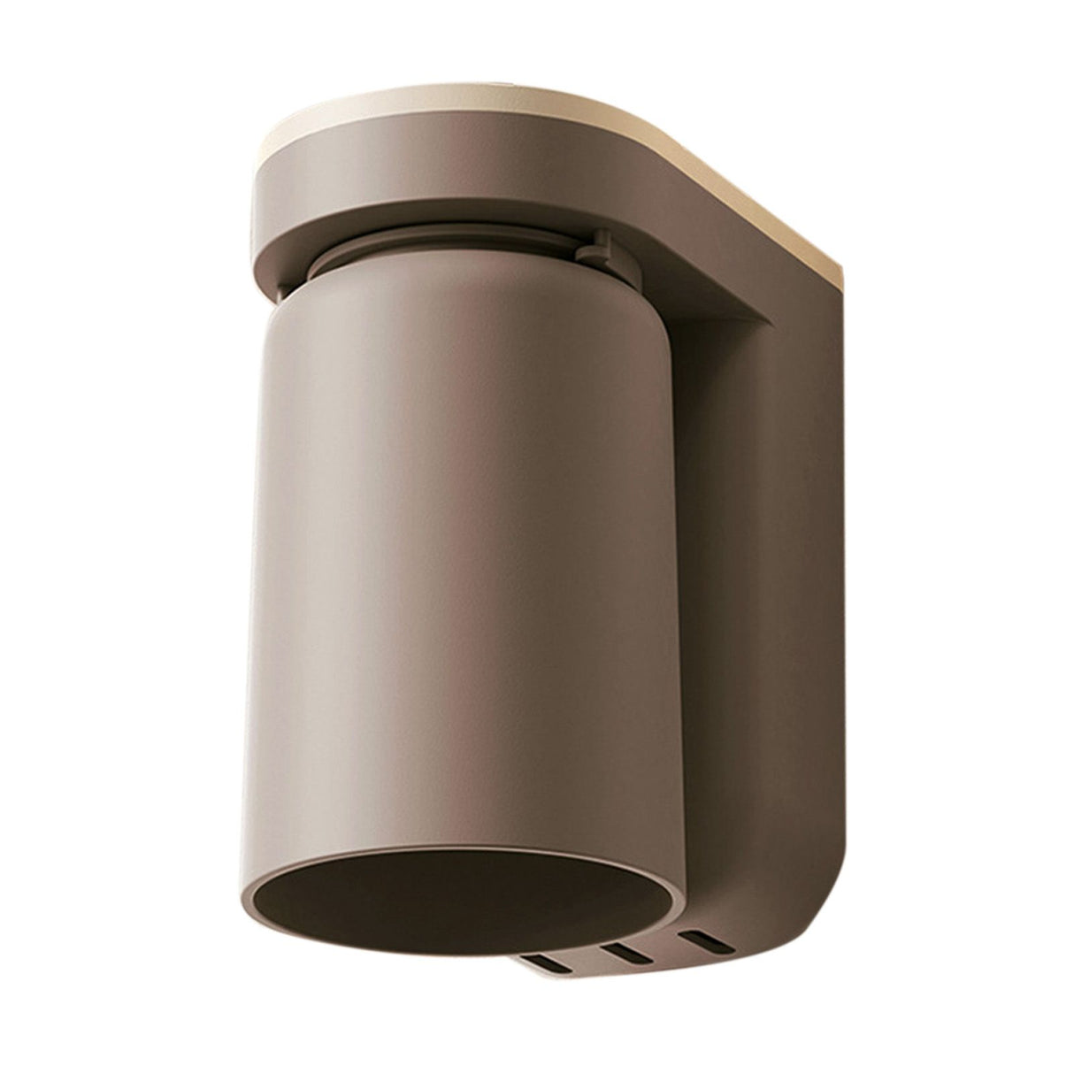 Wall Mounted Toothbrush Holder with Drainage Function Self Adhesive Toothbrush Holder with Cups for Bathroom Caramel Brown