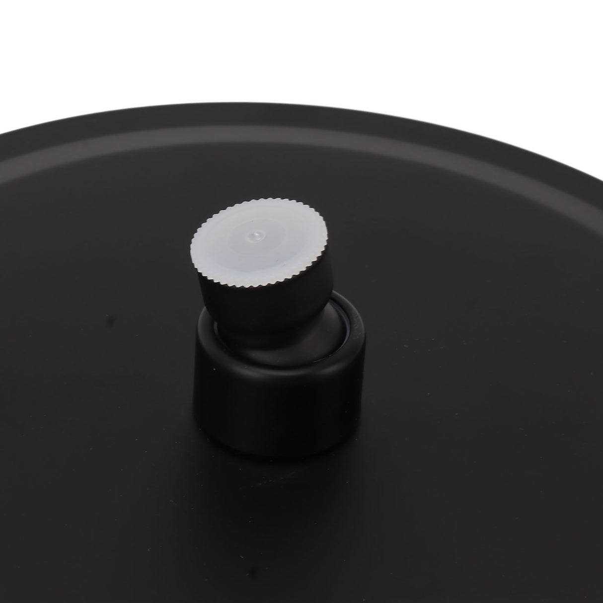 Ultra Thin Rainfall Shower Head Rain Waterfall Stainless Steel Fixed Showerhead Round Black 8in