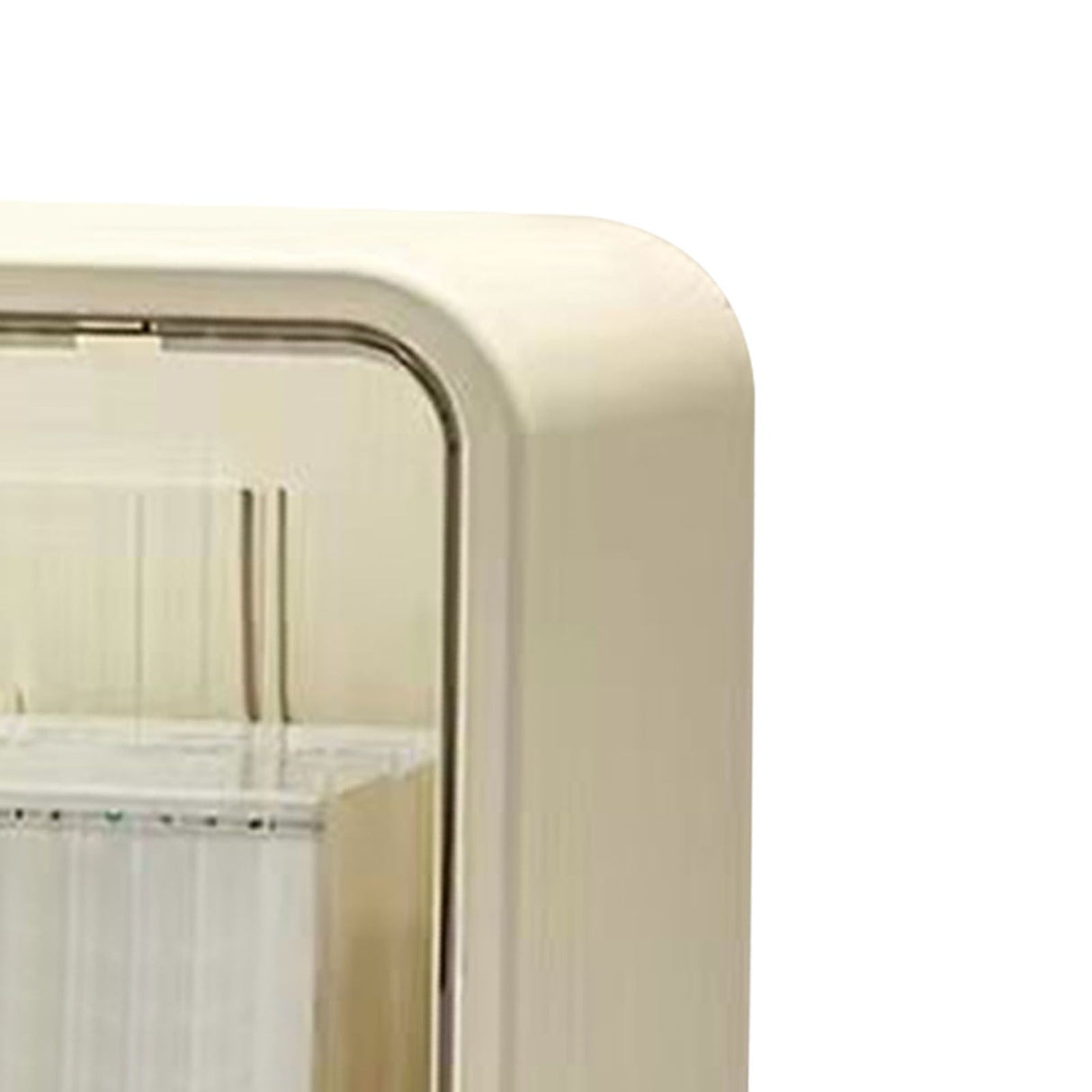 Tissue Box Cover Wall Mounted 2 in 1 Waterproof Tissue Holder Dispenser Box Cover for Bathroom Transparent White