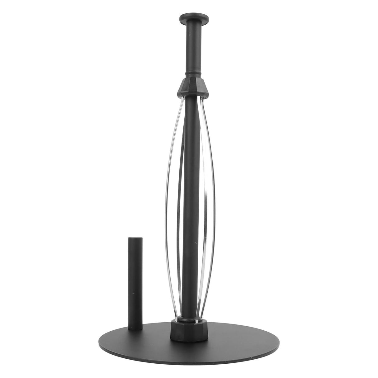 Paper Towel Holder Countertop Stainless Steel Black Perfect Tear Paper Towel Roll Holders for Bathroom Kitchen