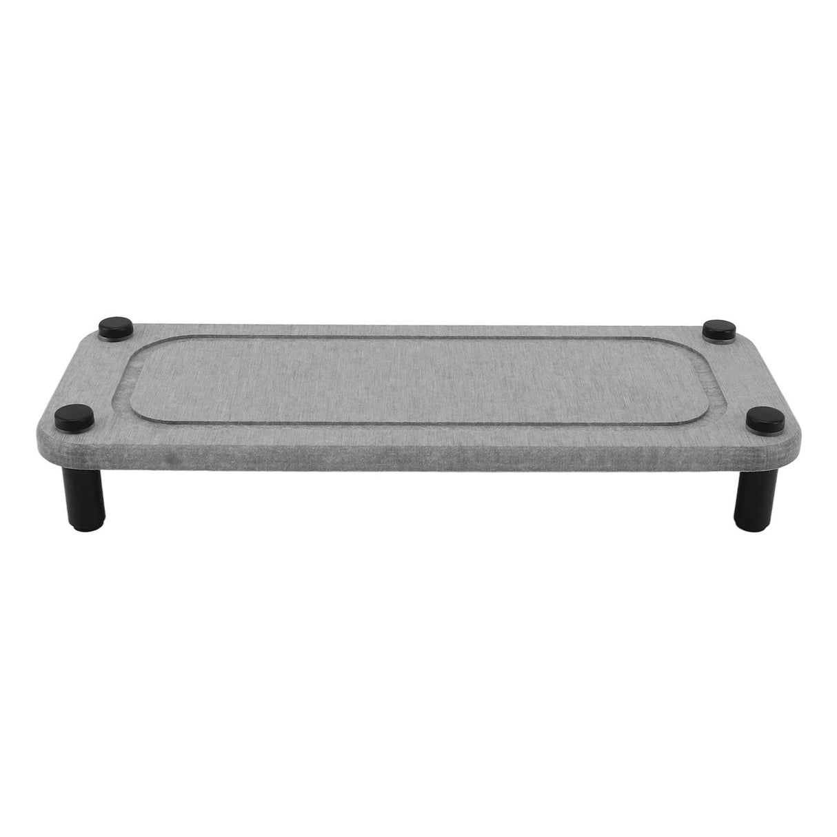 Sink Caddy Instant Dry Sink Organizer Dries Instantly Sink Holder Diatomaceous Pedestal Stand Riser with Stainless Steel Feet Grey