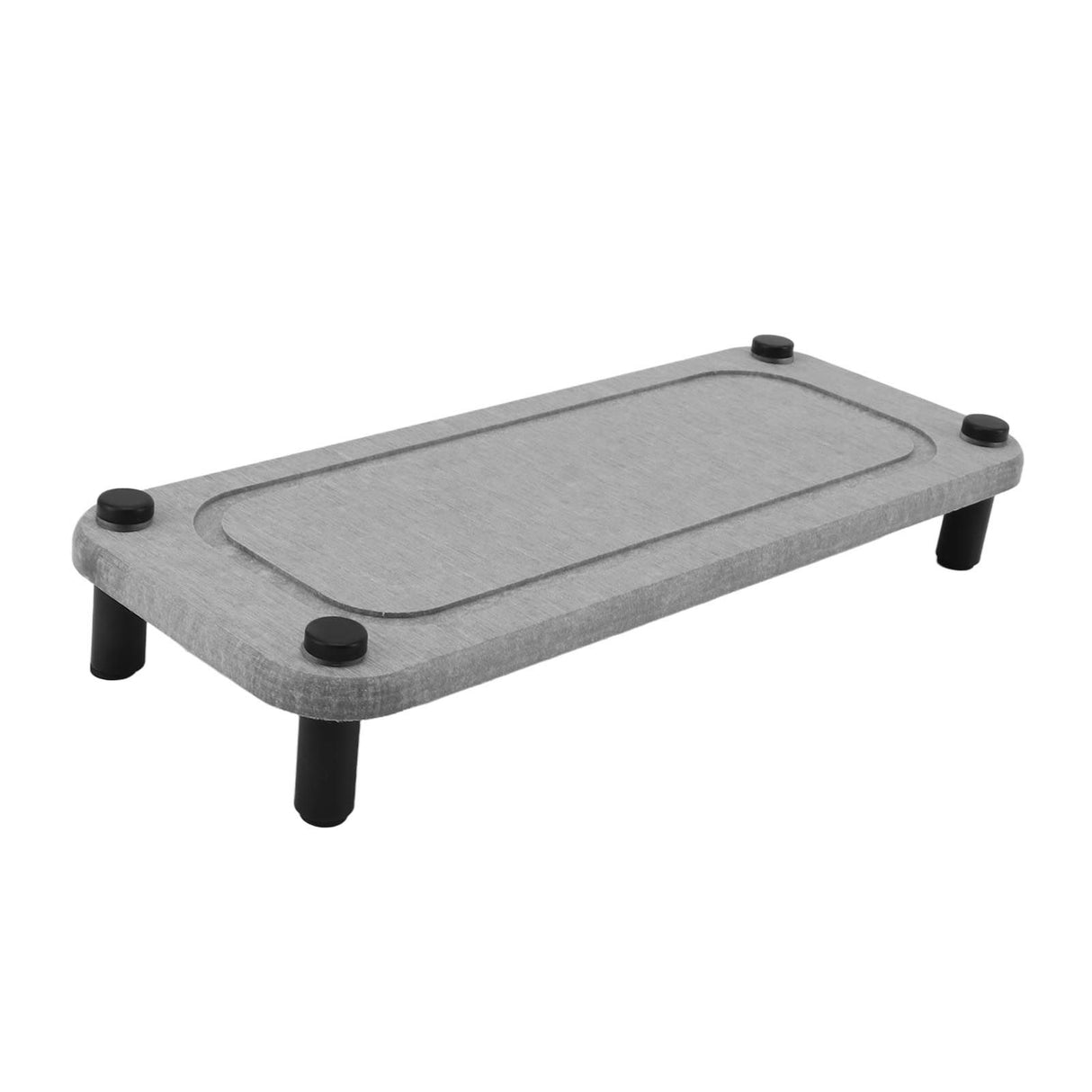 Sink Caddy Instant Dry Sink Organizer Dries Instantly Sink Holder Diatomaceous Pedestal Stand Riser with Stainless Steel Feet Grey