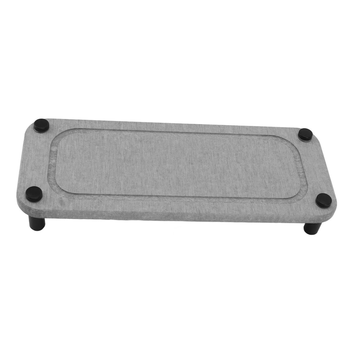 Sink Caddy Instant Dry Sink Organizer Dries Instantly Sink Holder Diatomaceous Pedestal Stand Riser with Stainless Steel Feet Grey
