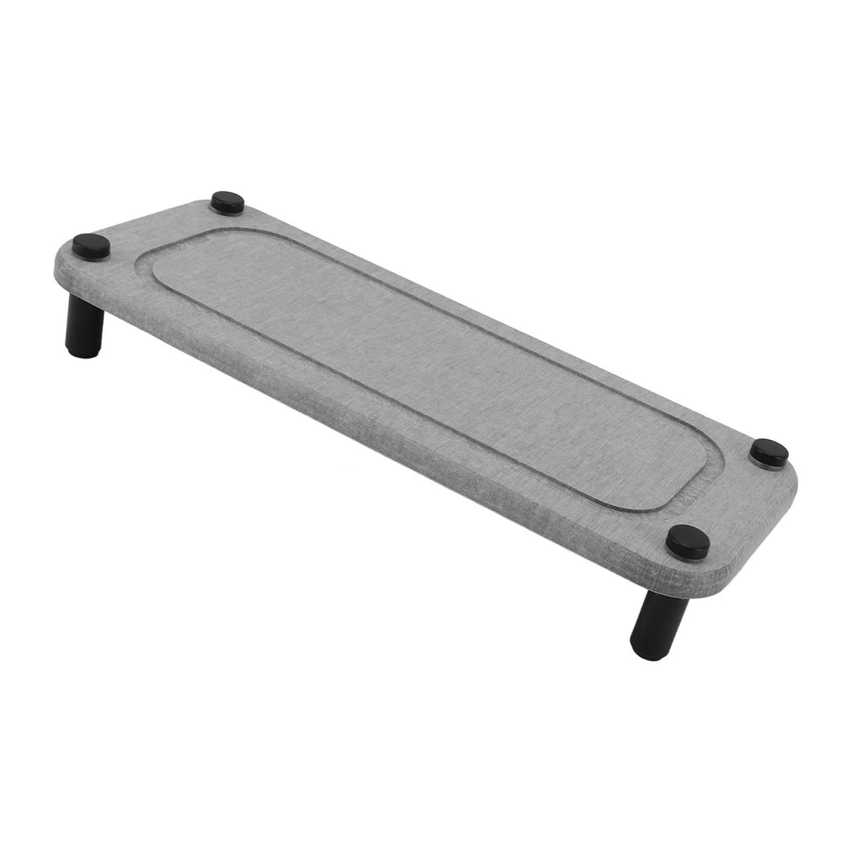 Sink Caddy Instant Dry Sink Organizer Dries Instantly Sink Holder Diatomaceous Pedestal Stand Riser with Stainless Steel Feet Grey