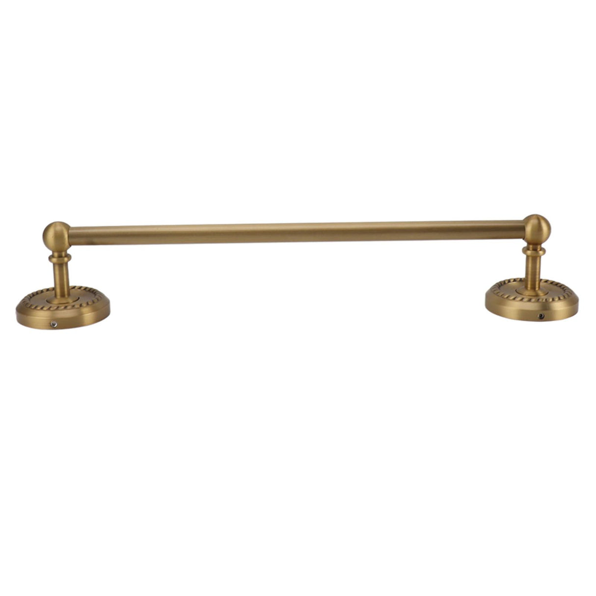 All Copper Bathroom Towel Bar European Style Wall Mounted Towel Rack for Bathroom 41cm Antique Color
