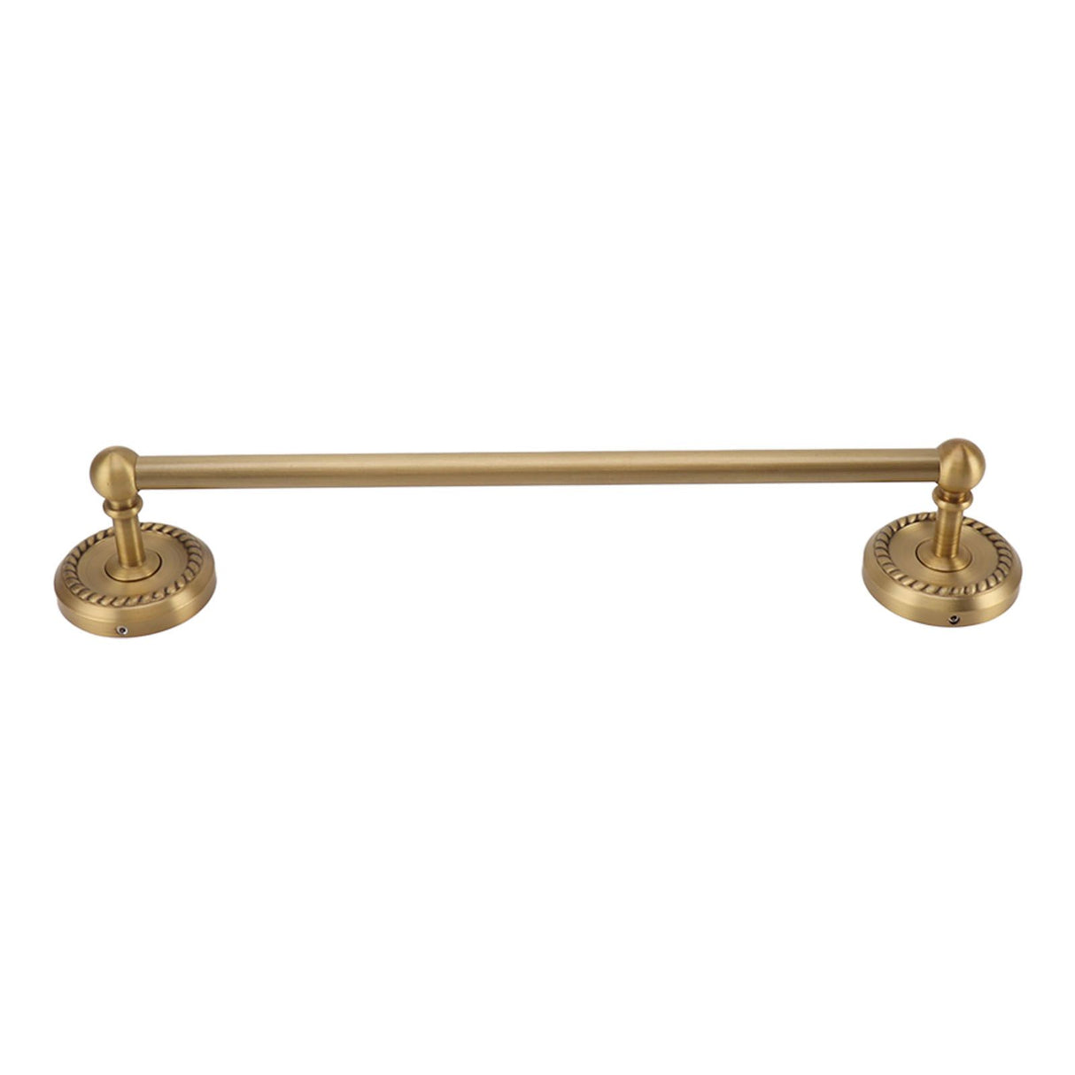 All Copper Bathroom Towel Bar European Style Wall Mounted Towel Rack for Bathroom 41cm Antique Color
