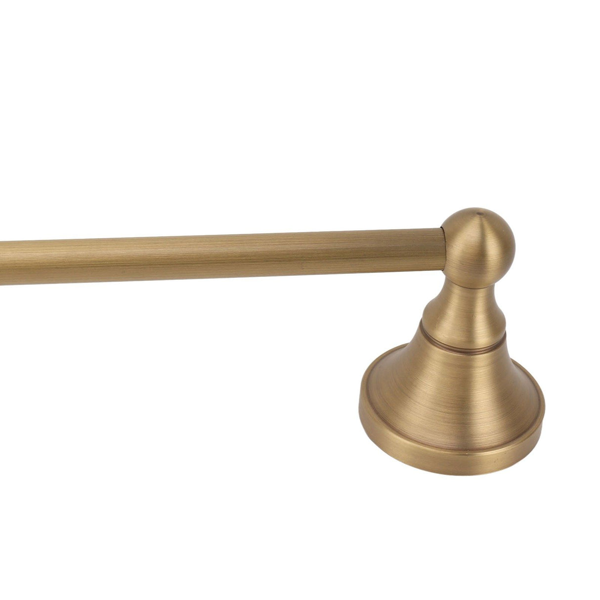 Copper Towel Bar European Style Towel Rack Single Rod Multipurpose Towel Bar Holder for Bathroom Toilet