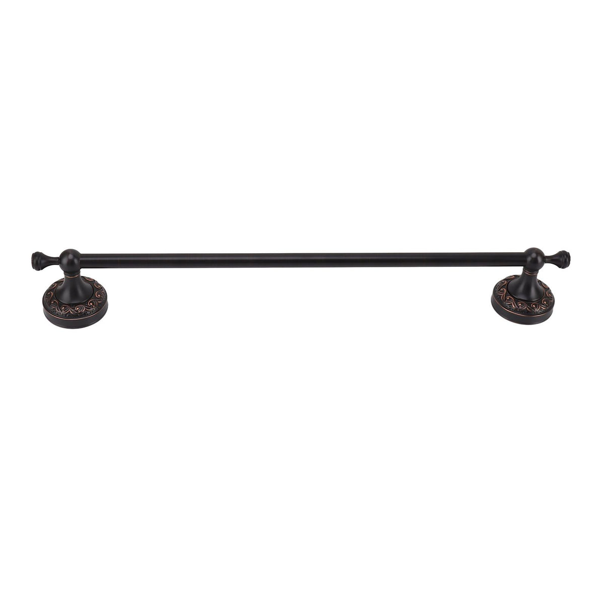 Bathroom Towel Bar 19.7in Sturdy Copper Elegant Retro Style Hand Towel Holder with Screws Hex Wrench for Home Kitchen Black