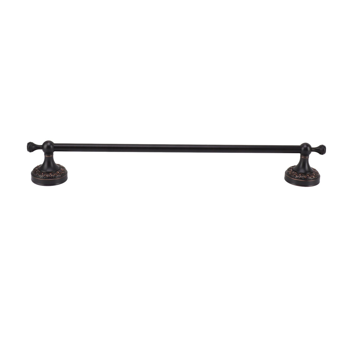 Bathroom Towel Bar 19.7in Sturdy Copper Elegant Retro Style Hand Towel Holder with Screws Hex Wrench for Home Kitchen Black