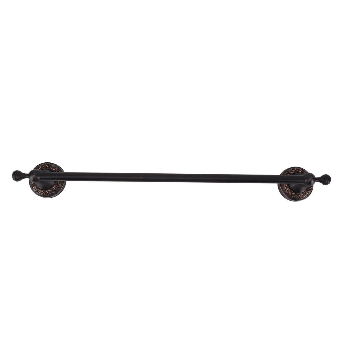 Bathroom Towel Bar 19.7in Sturdy Copper Elegant Retro Style Hand Towel Holder with Screws Hex Wrench for Home Kitchen Black