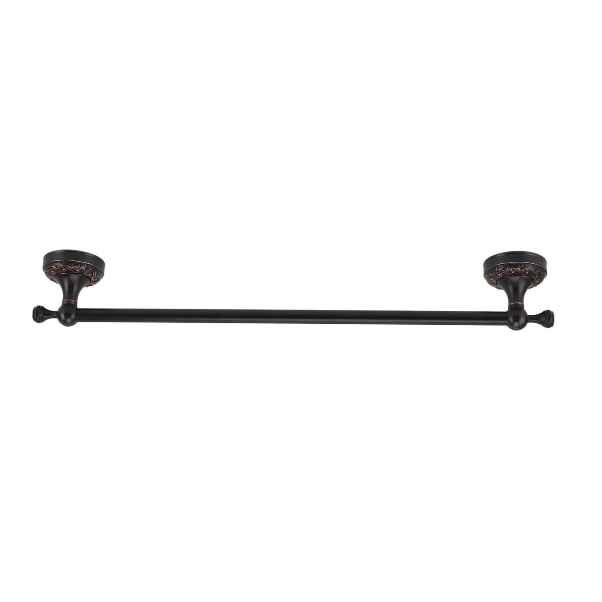 Bathroom Towel Bar 19.7in Sturdy Copper Elegant Retro Style Hand Towel Holder with Screws Hex Wrench for Home Kitchen Black