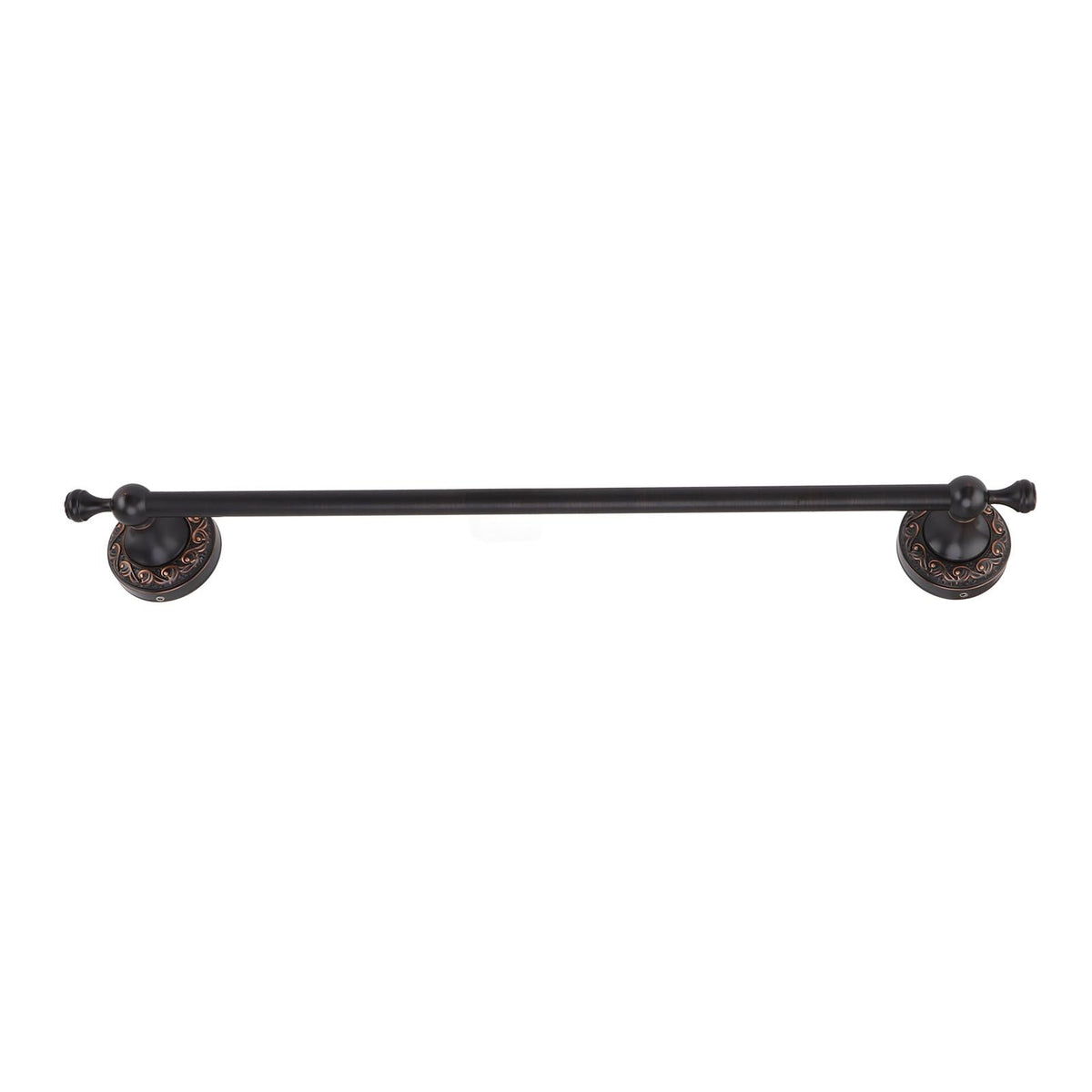 Bathroom Towel Bar 19.7in Sturdy Copper Elegant Retro Style Hand Towel Holder with Screws Hex Wrench for Home Kitchen Black