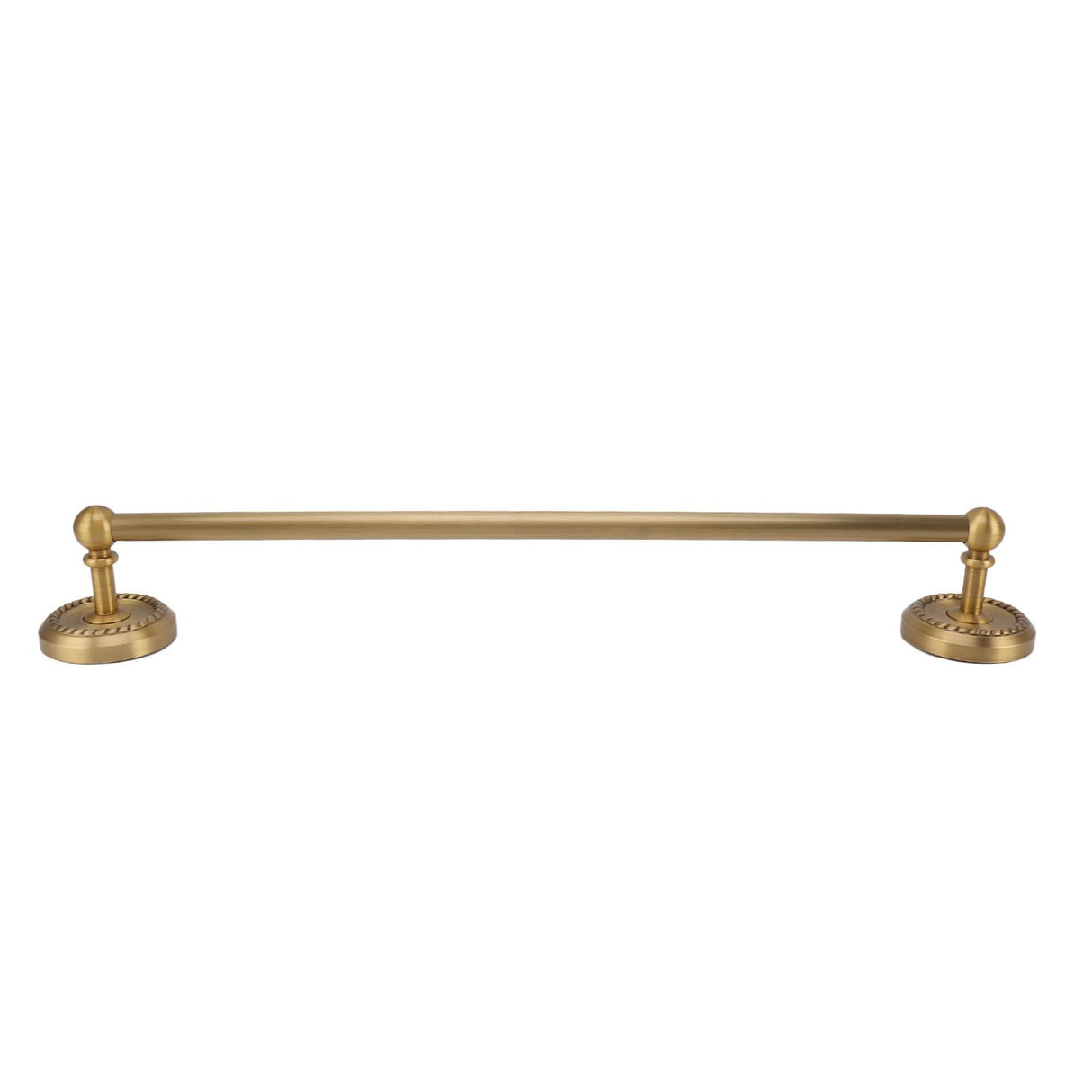 Copper Towel Bar European Style Bathroom Single Bar Towel Rack Bathroom Hanging Rack Antique