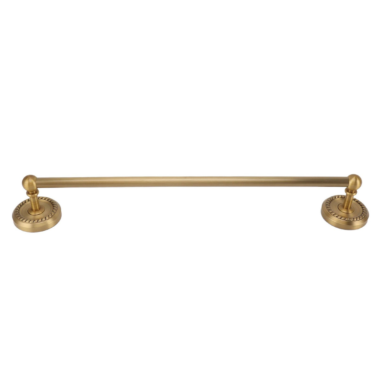 Copper Towel Bar European Style Bathroom Single Bar Towel Rack Bathroom Hanging Rack Antique