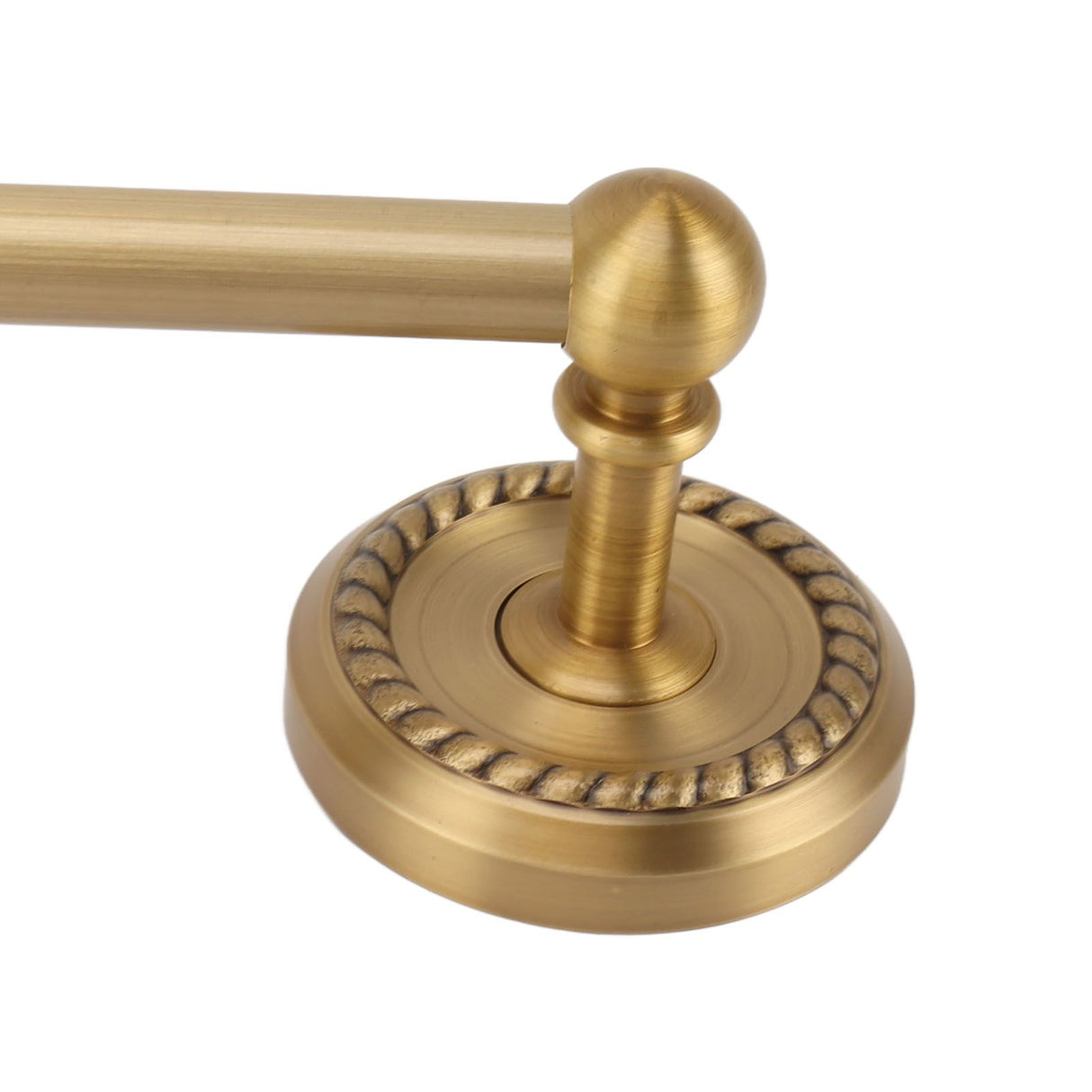 Copper Towel Bar European Style Bathroom Single Bar Towel Rack Bathroom Hanging Rack Antique