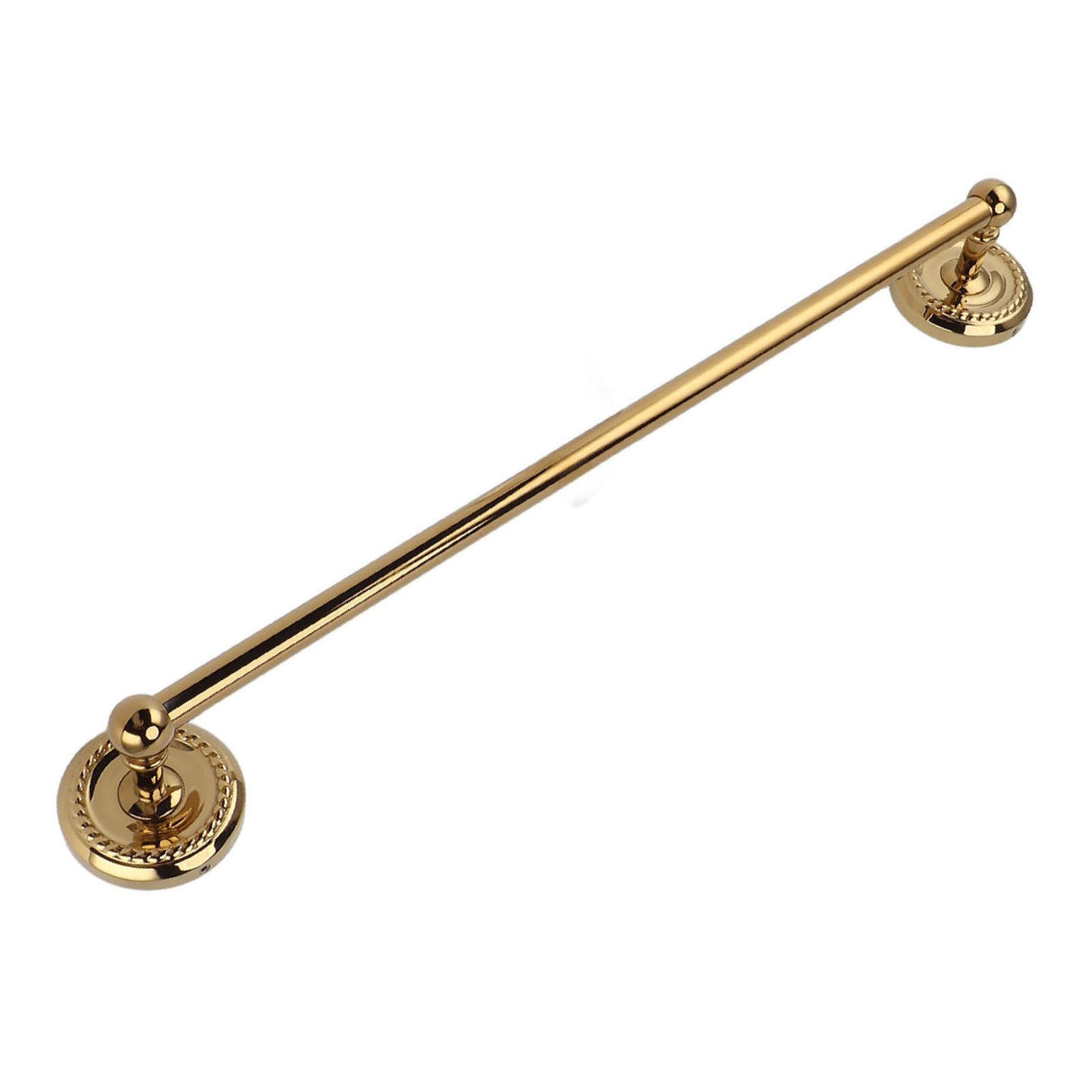 Copper Towel Bar European Style Bathroom Single Bar Towel Rack Bathroom Hanging Rack Titanium