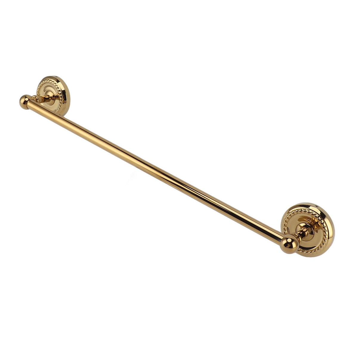 Copper Towel Bar European Style Bathroom Single Bar Towel Rack Bathroom Hanging Rack Titanium