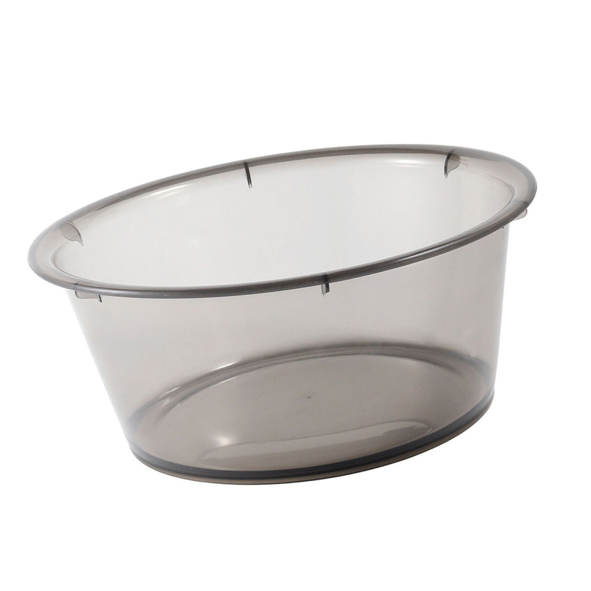 Large Transparent Laundry Basin Household Plastic Simple Thickened Washbasin Student Dormitory Plastic Basin Grey