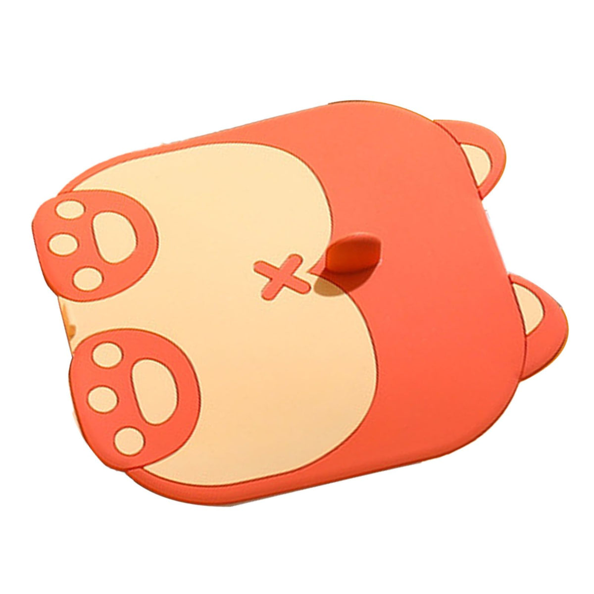 Shower Drain Stopper Cartoon Style Odour Resistant Silicone Anti Slip Bathtub Stopper for Home Bathroom Toilet Orange