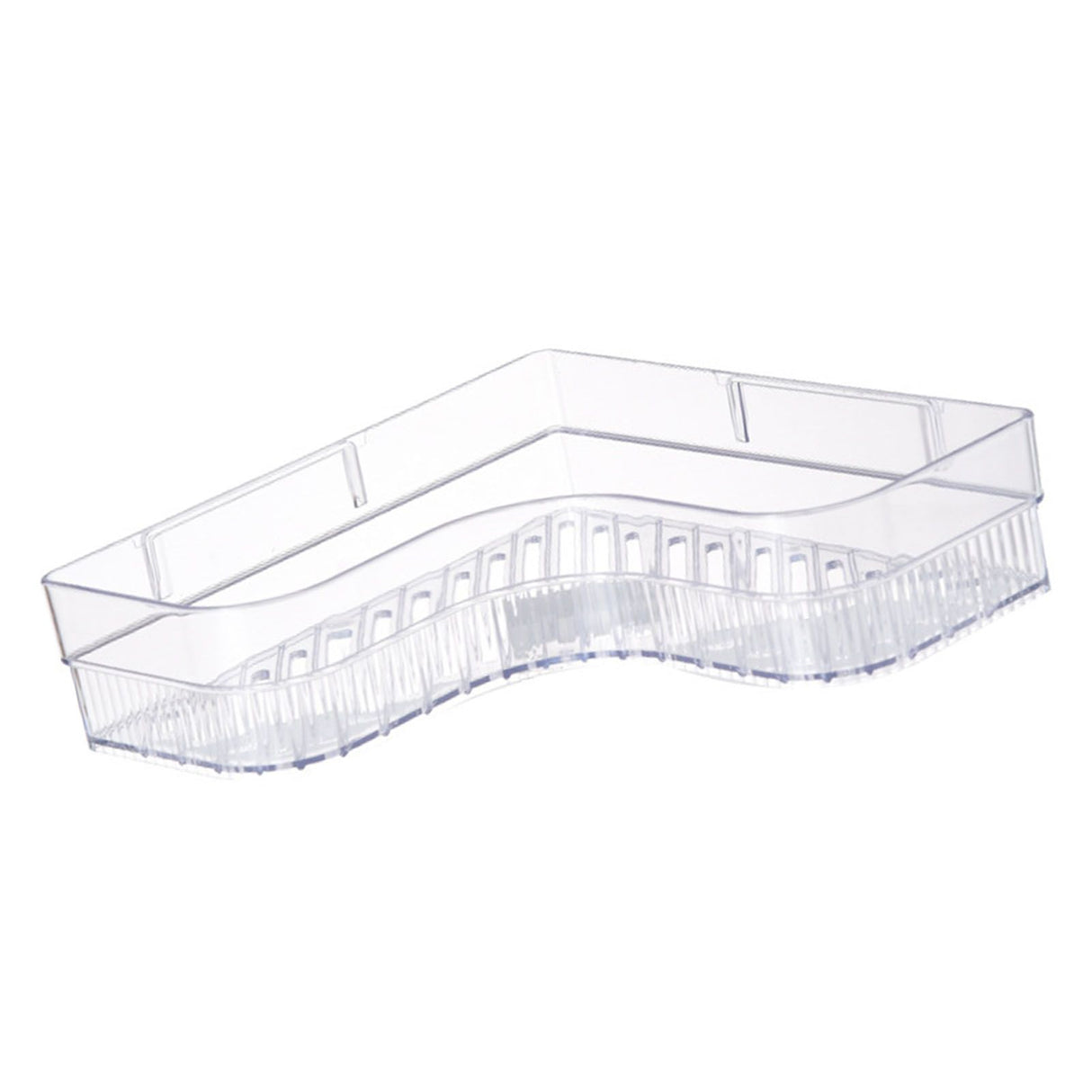Shower Corner Shelf Plastic Corner Shower Caddy Wall Mounted Shower Organizer for Bathroom Toilet Crystal White