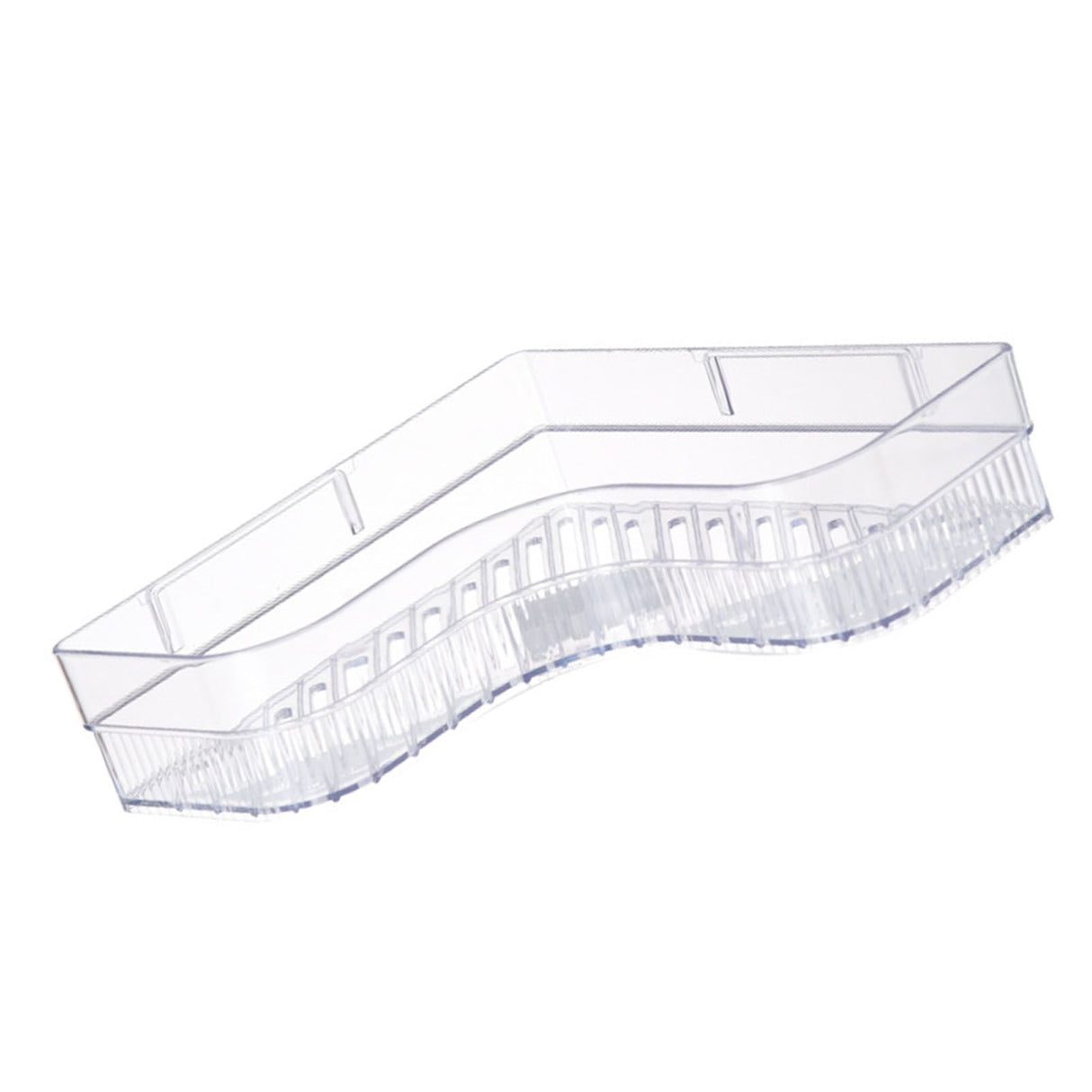 Shower Corner Shelf Plastic Corner Shower Caddy Wall Mounted Shower Organizer for Bathroom Toilet Crystal White
