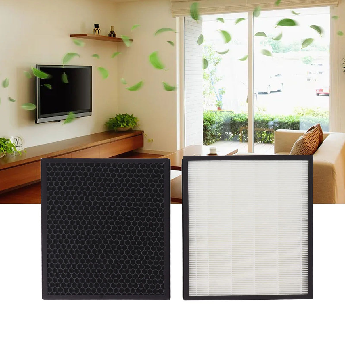Air Purifier Filter Kit High Efficiency Particulate Air Filter Activated Carbon Filter for SHARP FZ F30HFE P F30TA