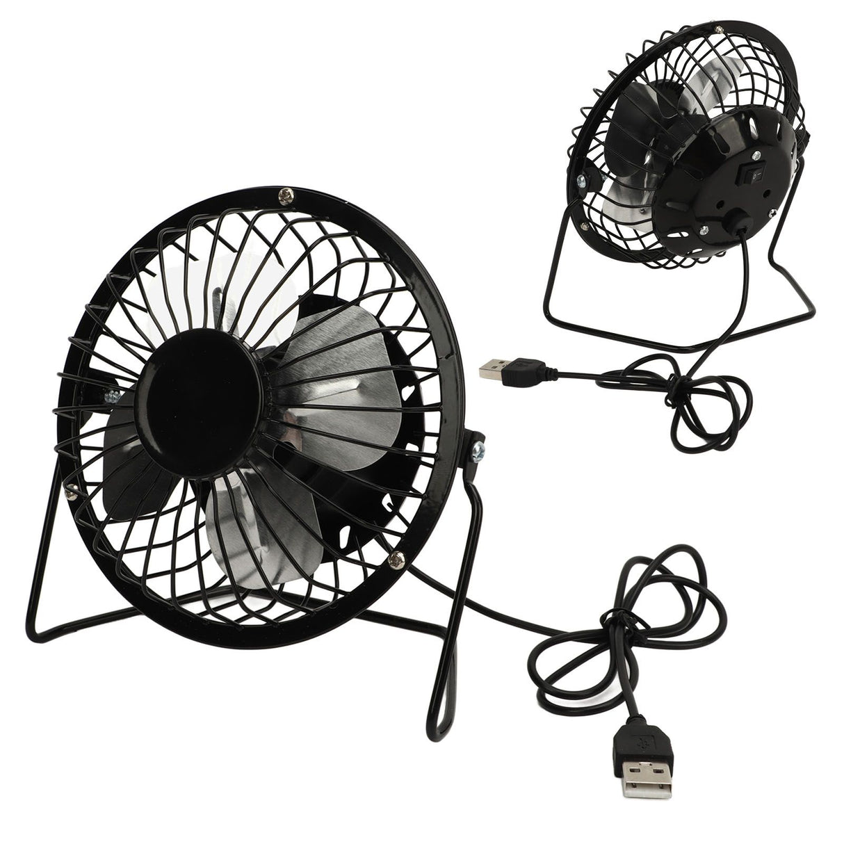 Solar Panel Powered Fan 5W USB 360 Degree Adjustable Solar Panel Greenhouse Fan for Outdoor Chicken Coop Dog House