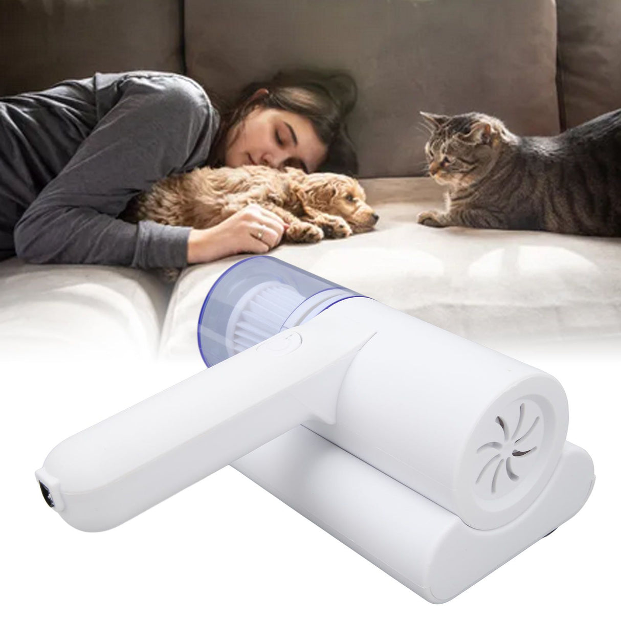 Powerful 20000Pa Cordless Handheld Vacuum Bed Vacuum Cleaner Mini Portable Vacuum Dehumidification 60 Minute Use 7.4V