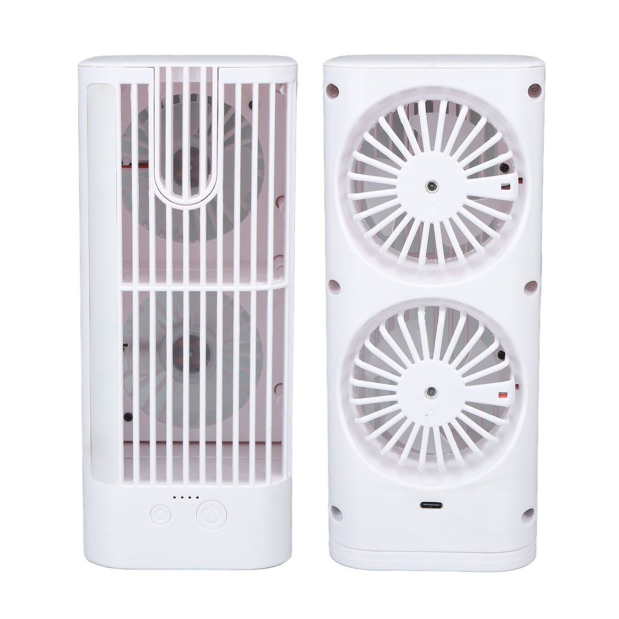 Desk Night Light Fan Power Adjustable Space Saving Quiet Multifunctional Cool Fan Plug and Play Without Sprayer