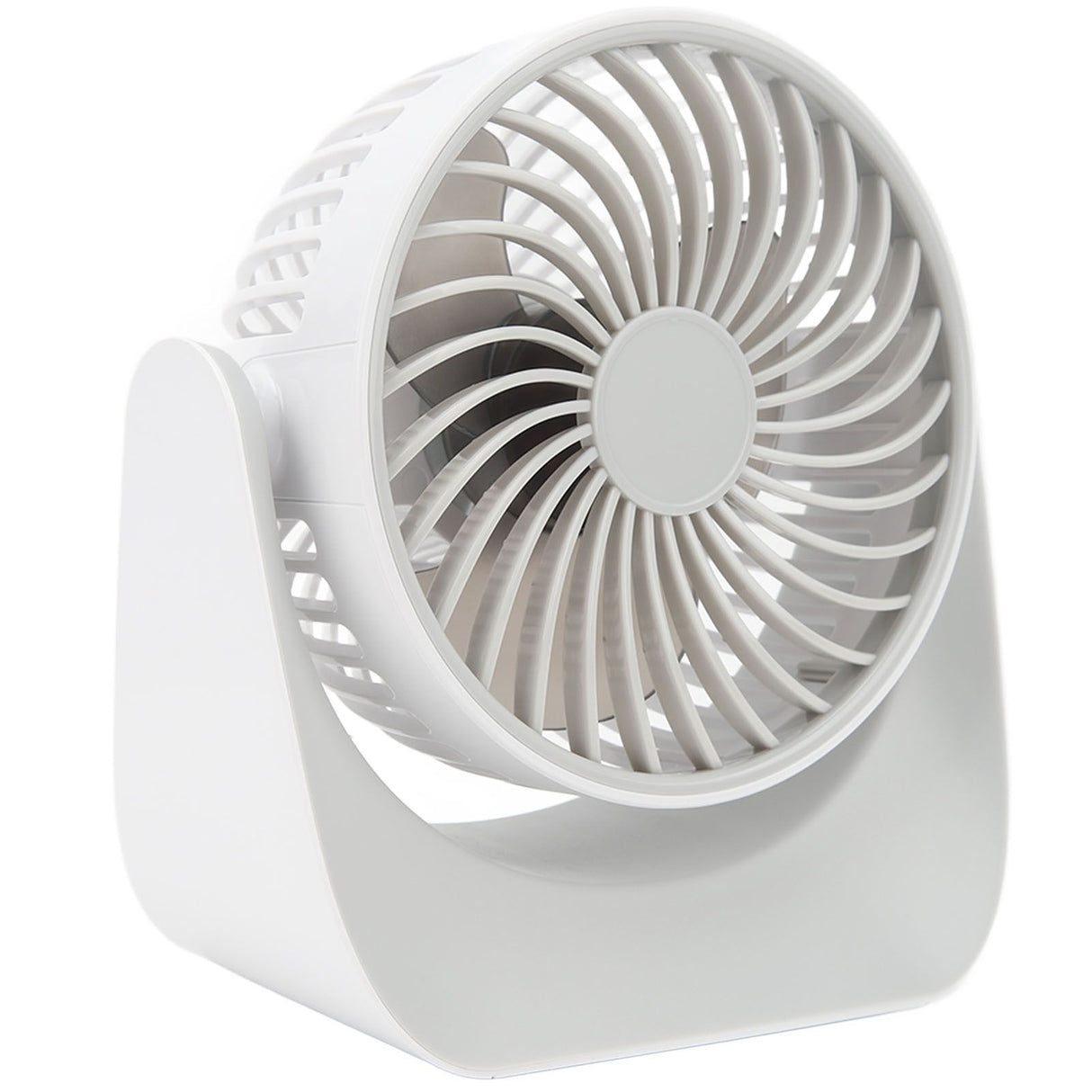 USB Desk Fan 3 Speed Modes Stable Base Rotatable Head USB Charge Small Desk Fan for Family Office School
