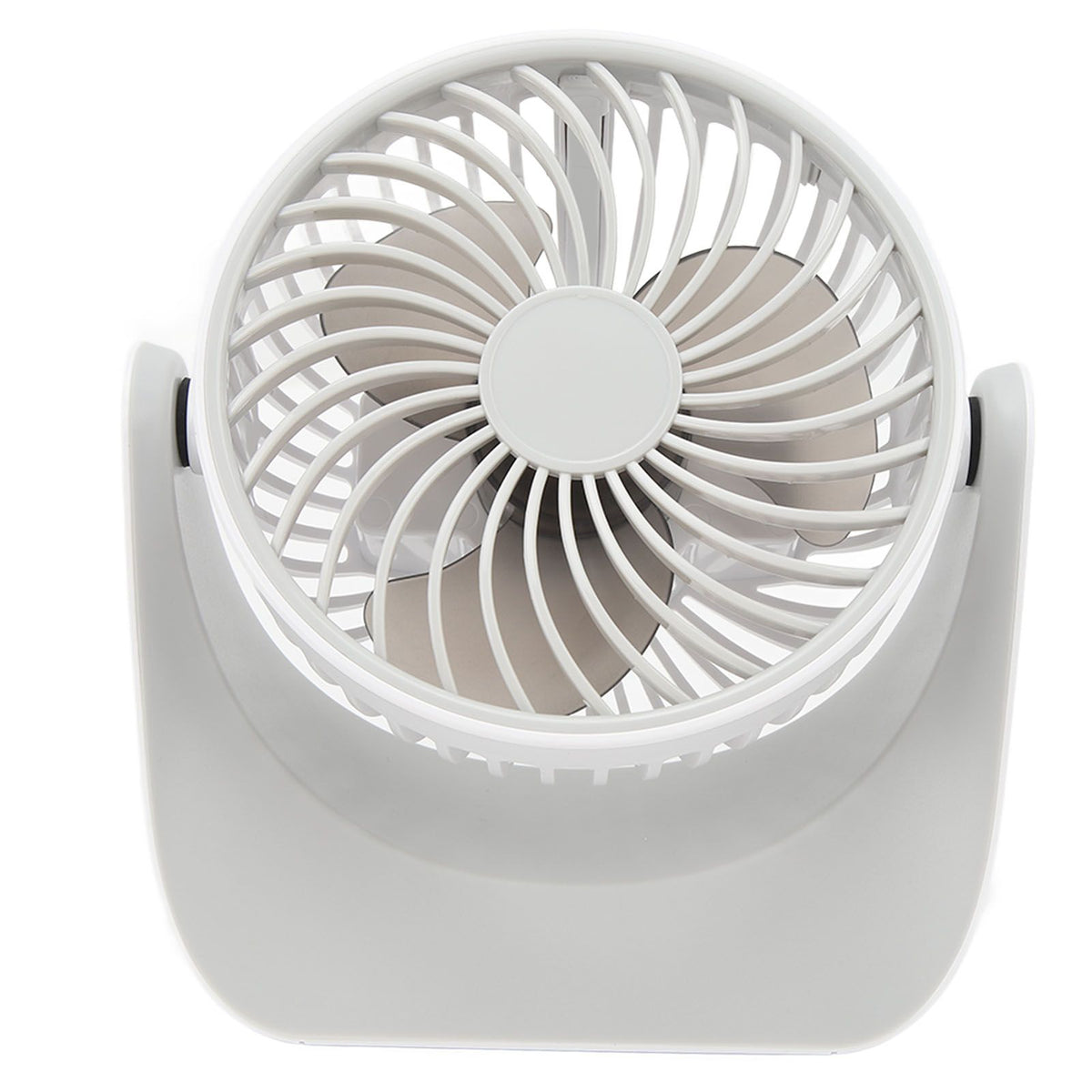 USB Desk Fan 3 Speed Modes Stable Base Rotatable Head USB Charge Small Desk Fan for Family Office School