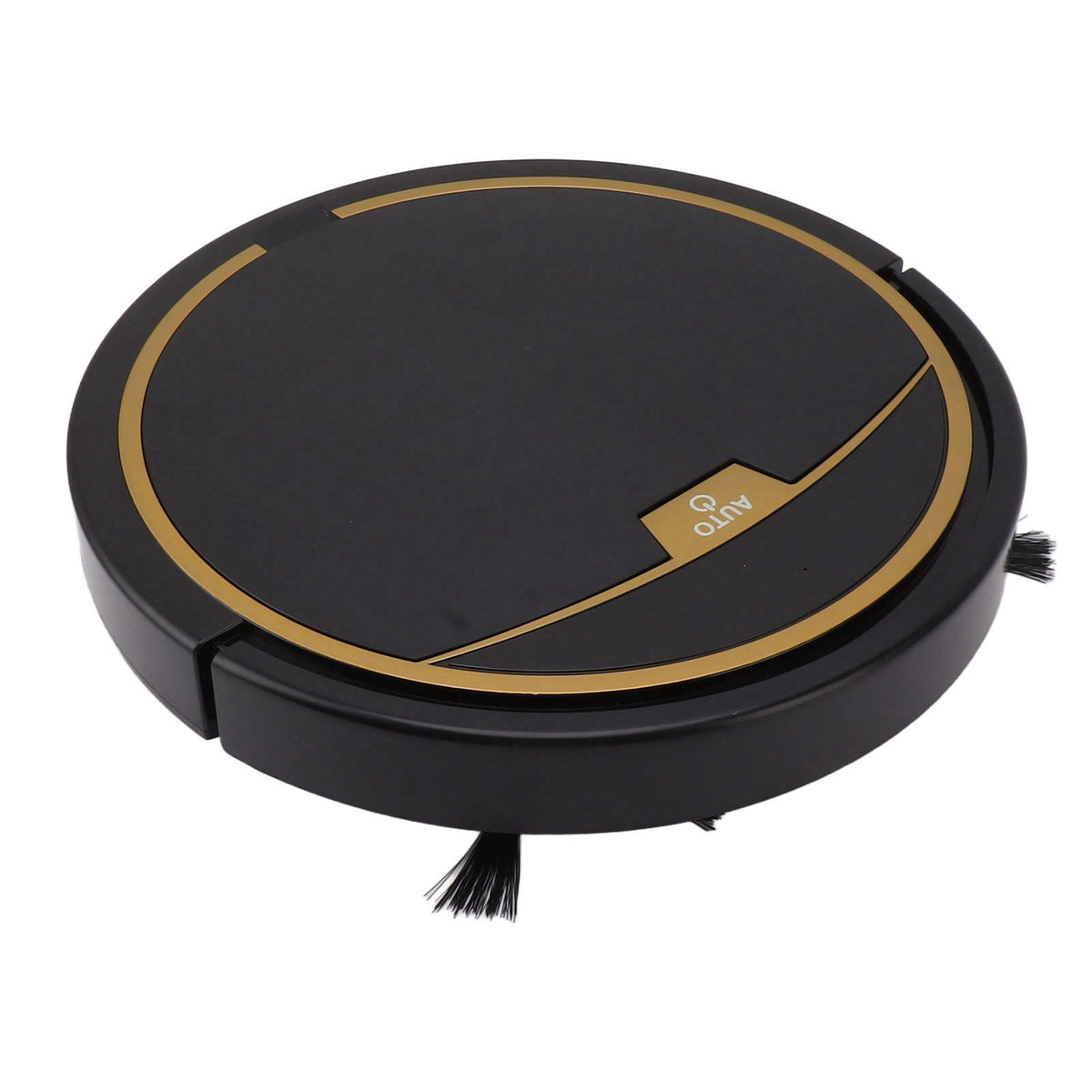 Ultra Thin Fully Automatic Robot Vacuum Cleaner Smart Robotic Vacuum Cleaner for Dust Hair Fluff Black With Water Tank 32x35 cm