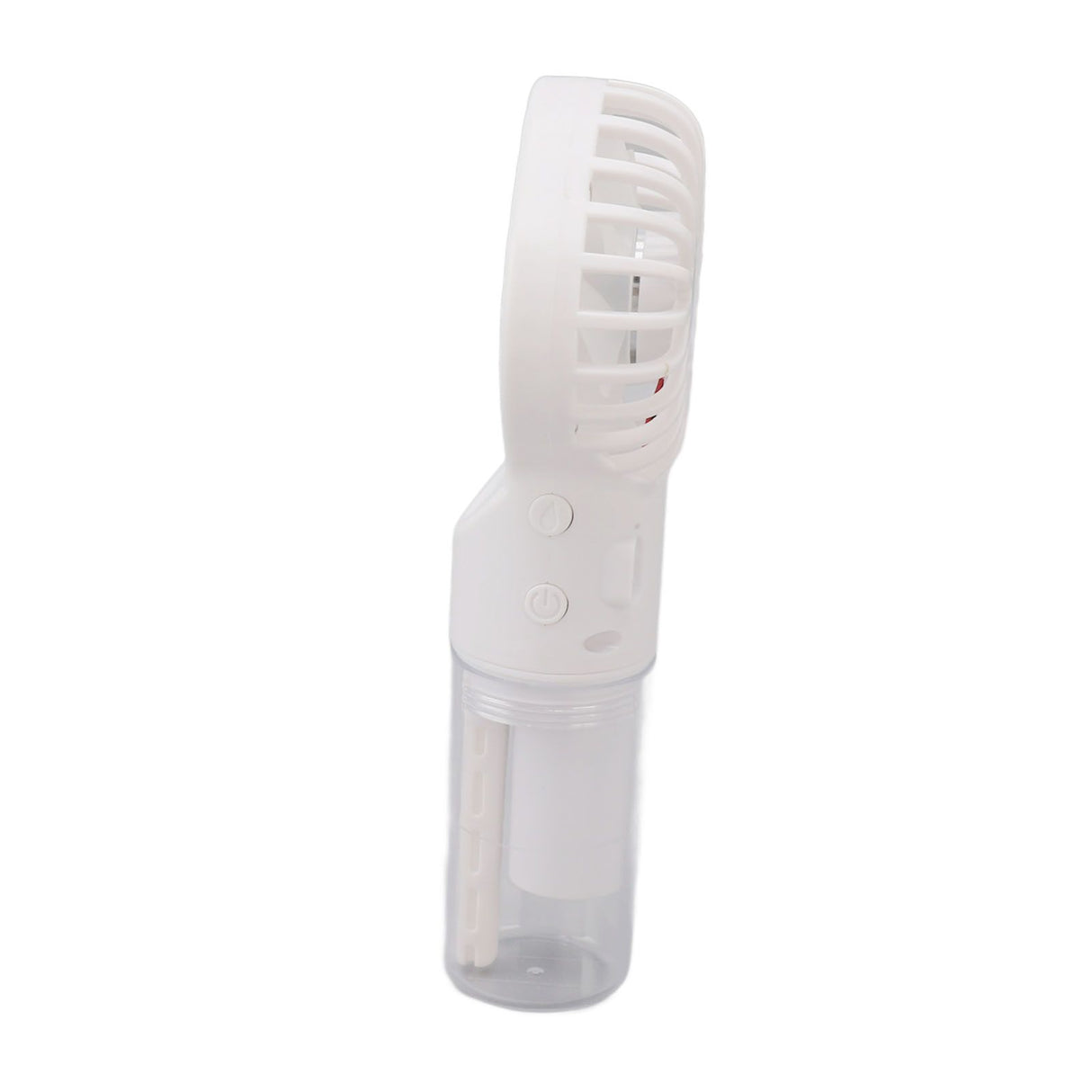Portable Handheld Misting Fan USB Rechargeable Water Spray Mist Fan with 4 Gear Speed White
