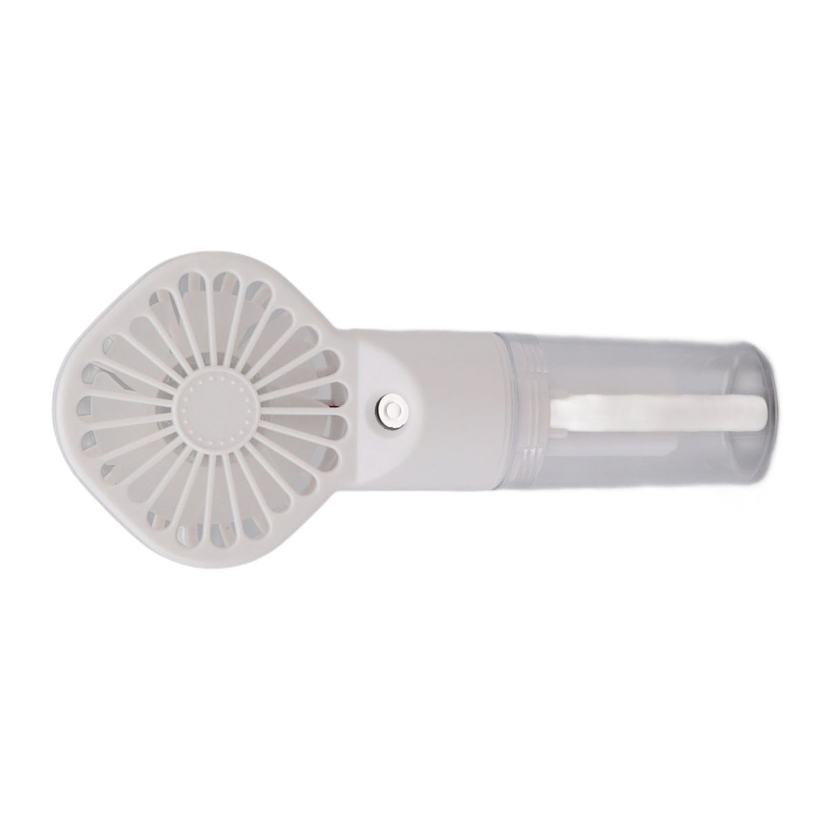 Portable Handheld Misting Fan USB Rechargeable Water Spray Mist Fan with 4 Gear Speed White