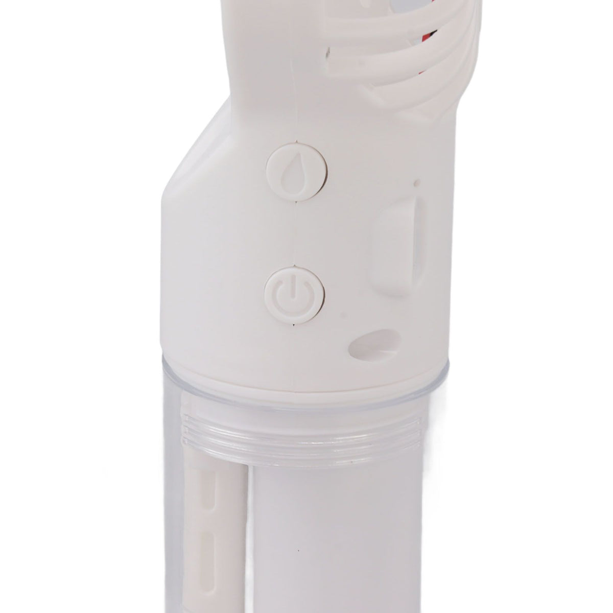 Portable Handheld Misting Fan USB Rechargeable Water Spray Mist Fan with 4 Gear Speed White