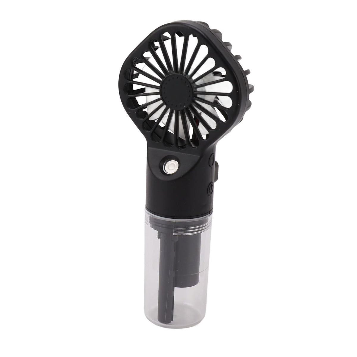 Portable Handheld Misting Fan USB Rechargeable Water Spray Mist Fan with 4 Gear Speed Black