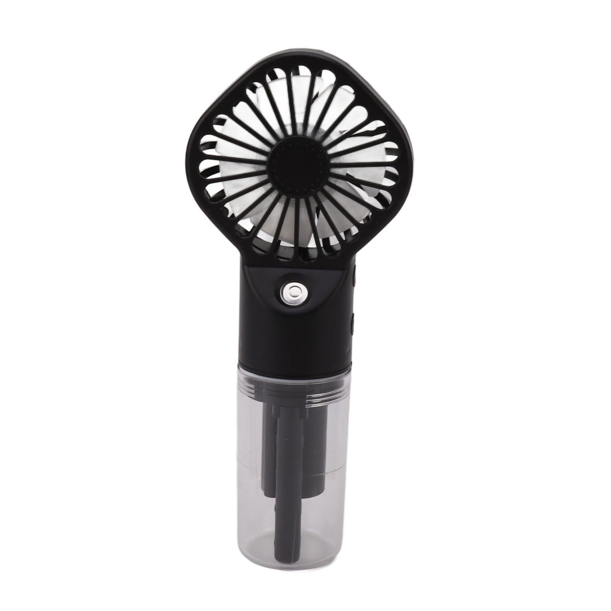 Portable Handheld Misting Fan USB Rechargeable Water Spray Mist Fan with 4 Gear Speed Black