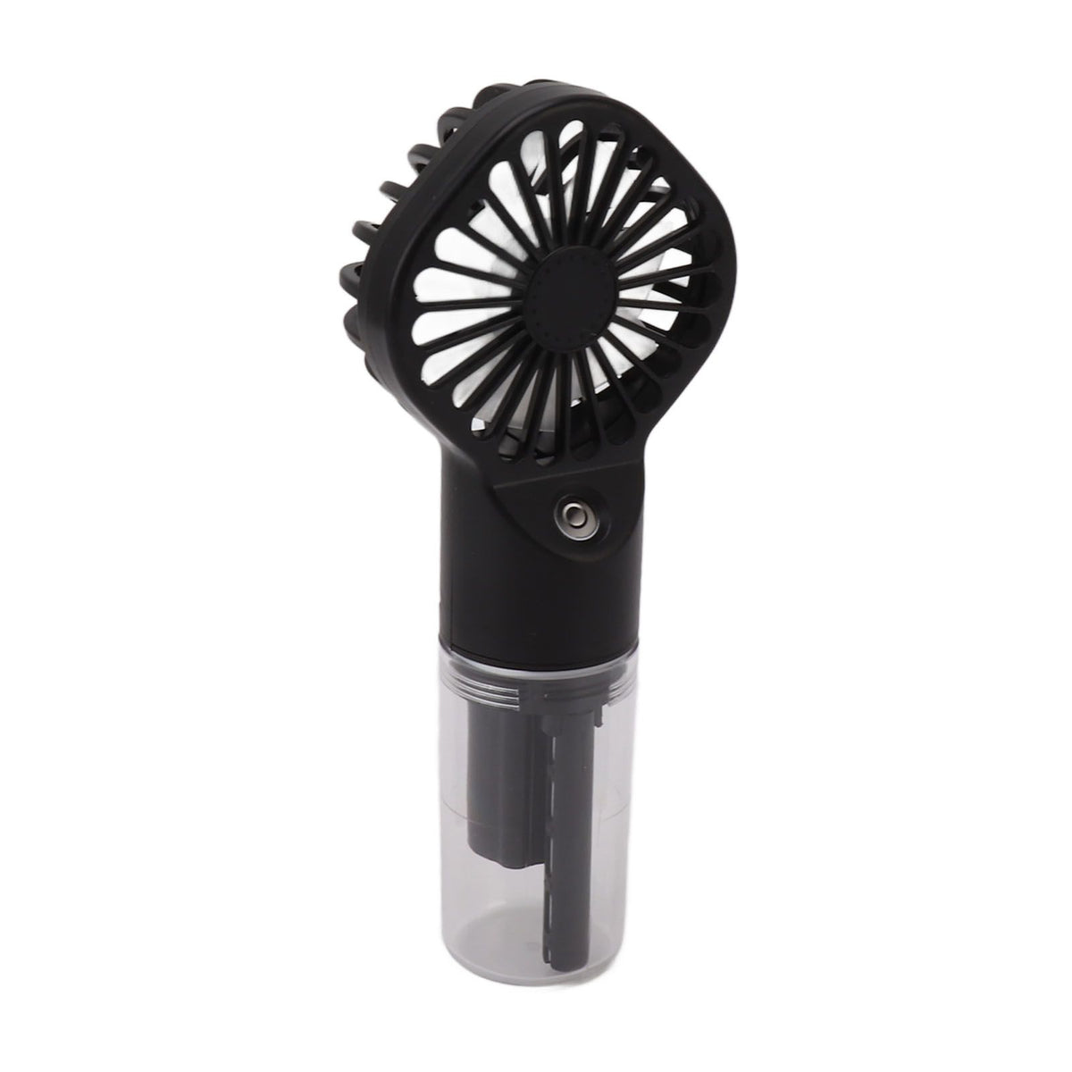 Portable Handheld Misting Fan USB Rechargeable Water Spray Mist Fan with 4 Gear Speed Black