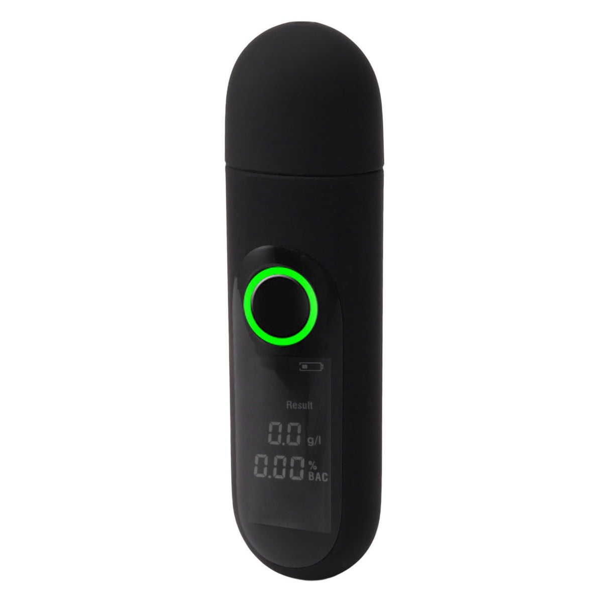 Digital Alcohol Tester High Accuracy LCD HD Display USB Rechargeable Portable Breath Tester for Home Use Black