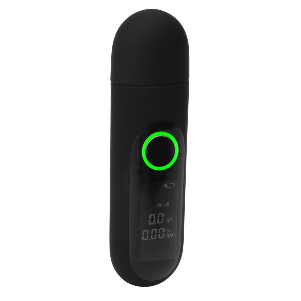 Digital Alcohol Tester High Accuracy LCD HD Display USB Rechargeable Portable Breath Tester for Home Use Black