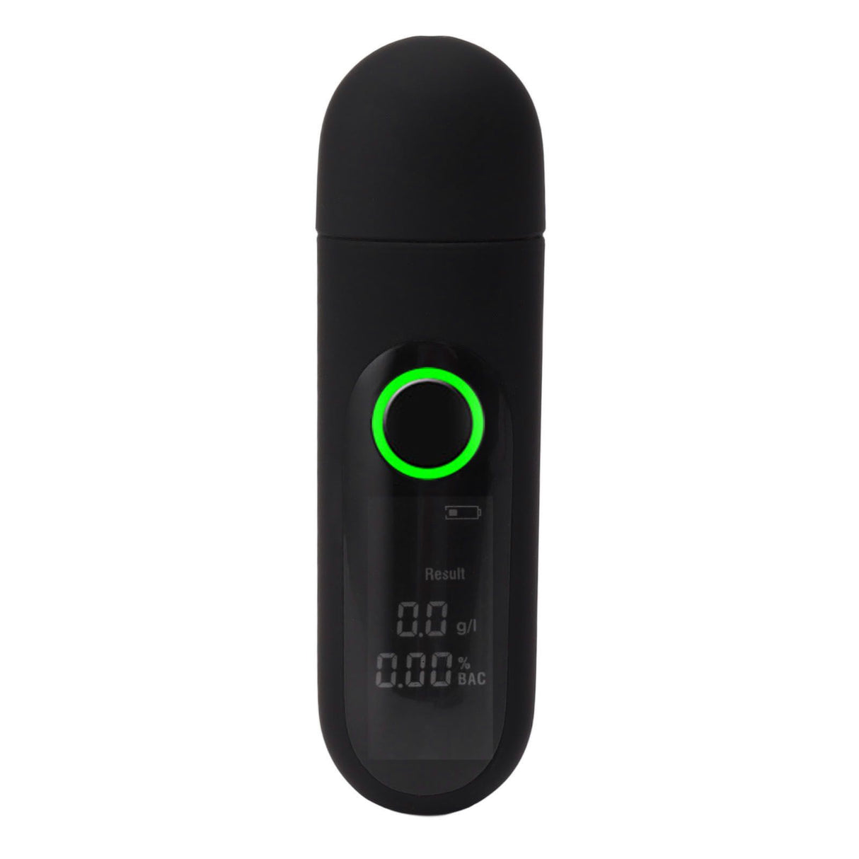 Digital Alcohol Tester High Accuracy LCD HD Display USB Rechargeable Portable Breath Tester for Home Use Black