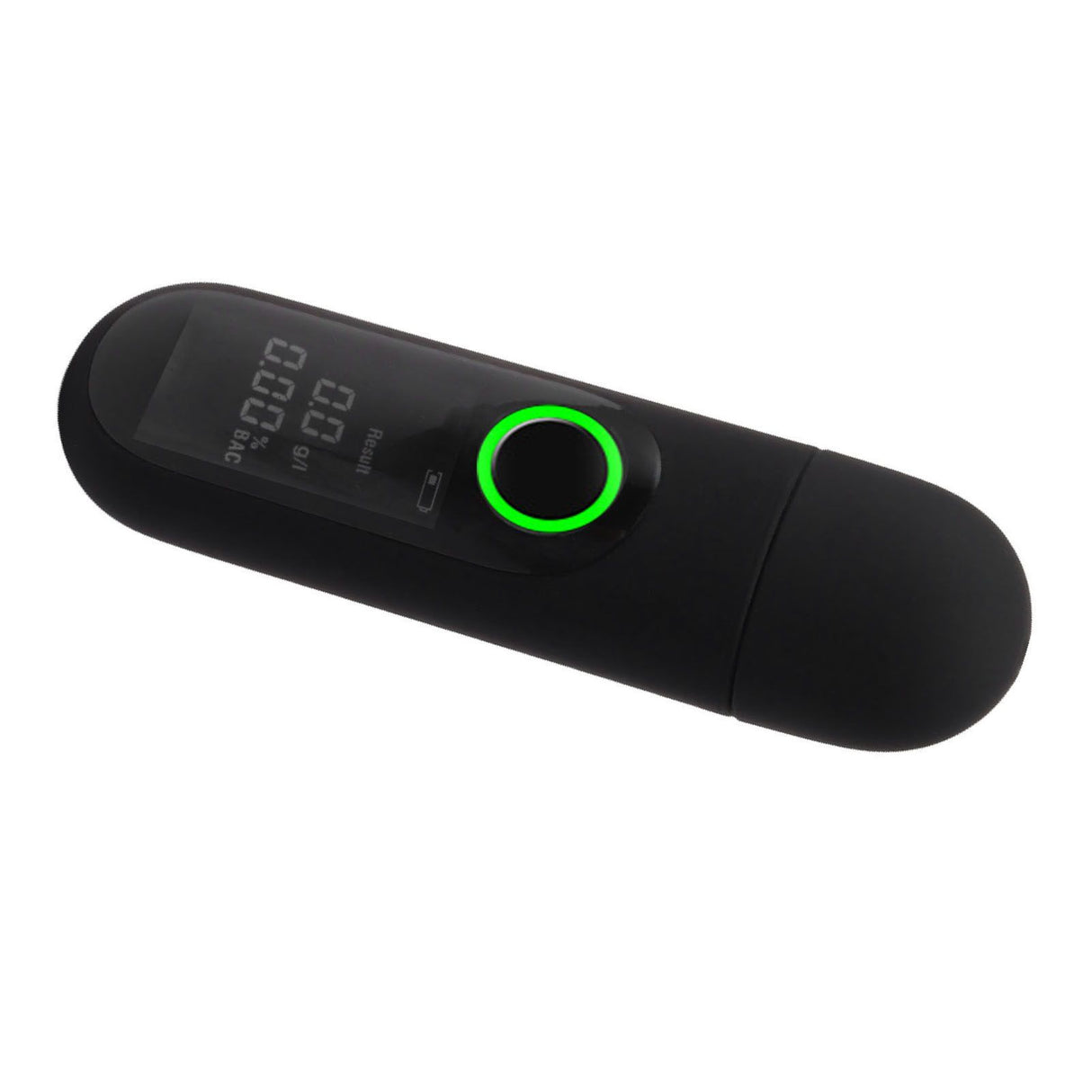 Digital Alcohol Tester High Accuracy LCD HD Display USB Rechargeable Portable Breath Tester for Home Use Black